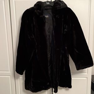 Dennis Basso Faux Fur Jacket